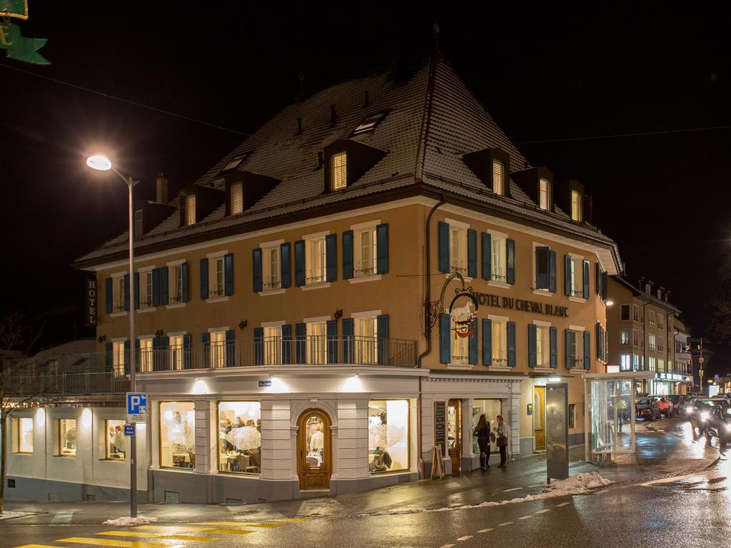 Hotel Du Cheval Blanc - City Center Bulle ภายนอก รูปภาพ